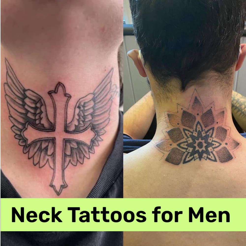 Neck tattoos for men