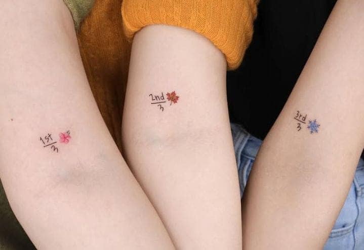 Sister Order Maple Leaf Tattoos