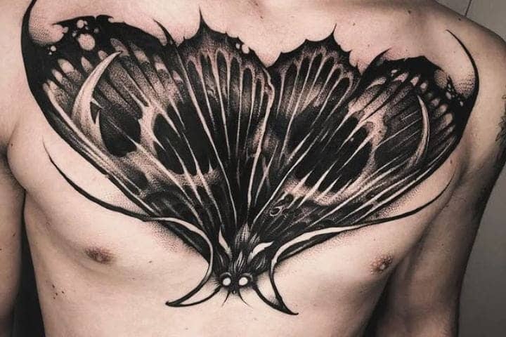 Abstract Butterfly Tattoo