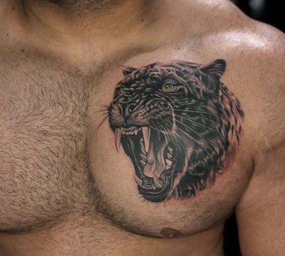 Fierce Panther Tattoo